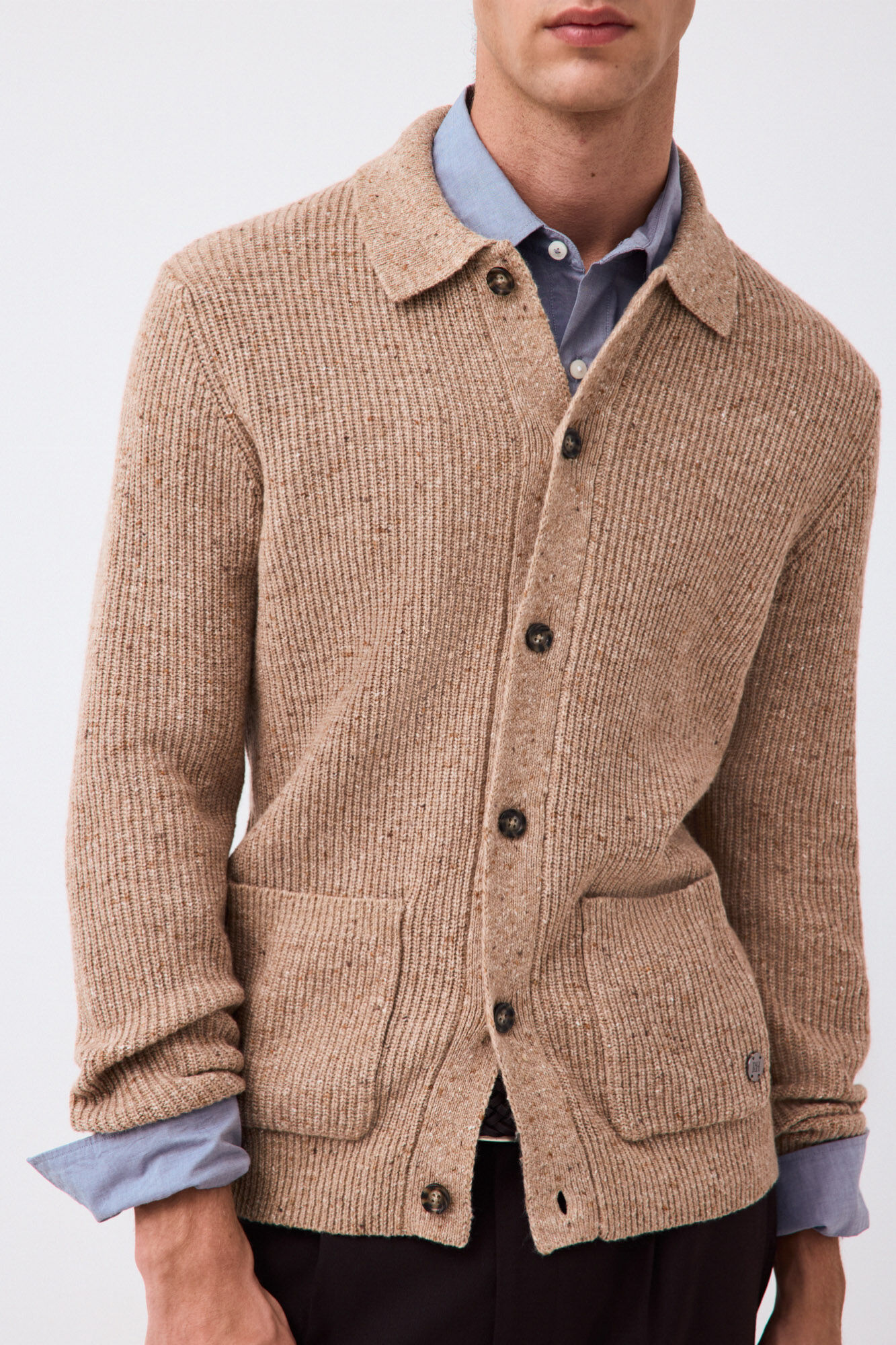 Pedro del Hierro Italian premium yarn knit cardigan