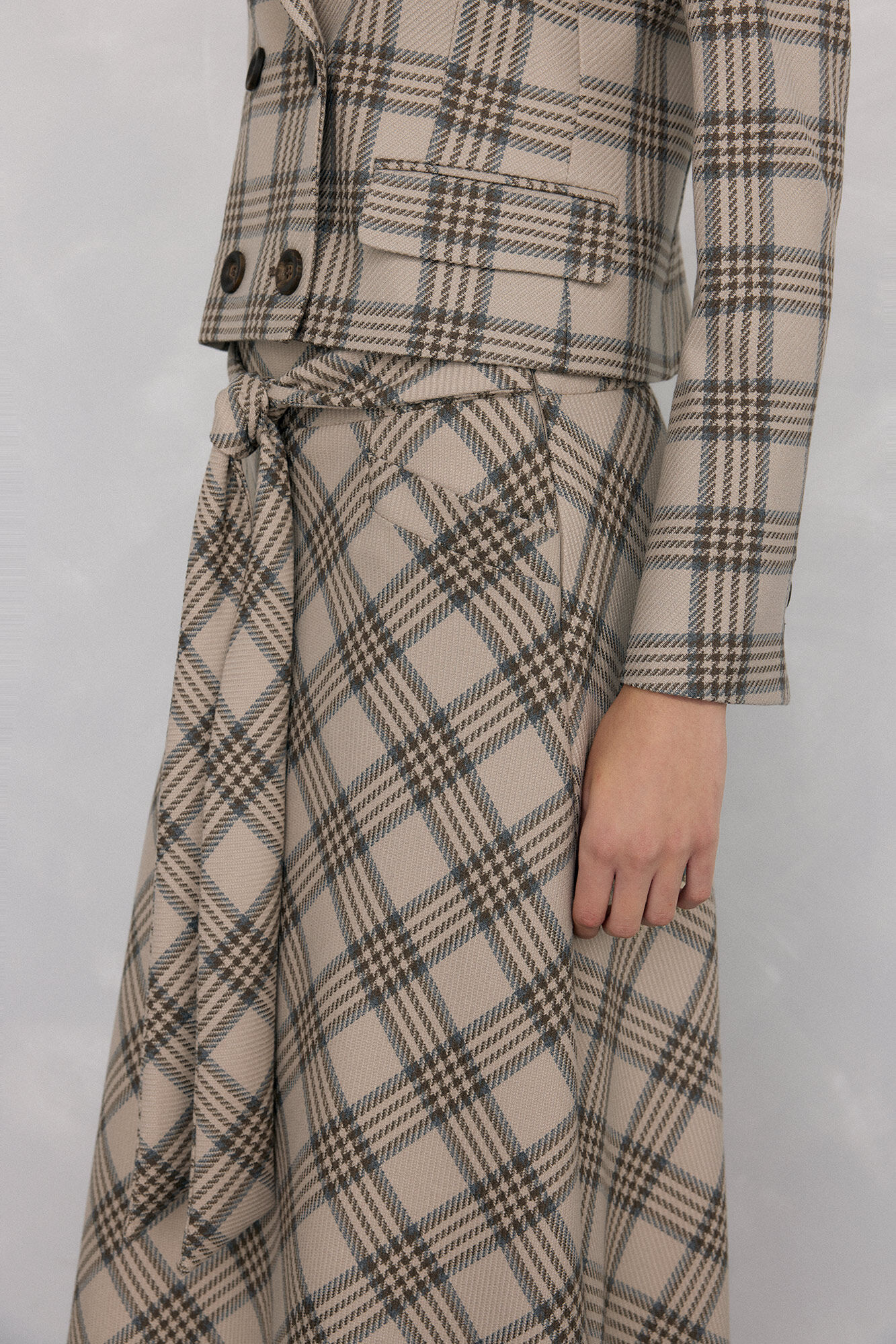 Pedro del Hierro Skirt flared skirt Brown