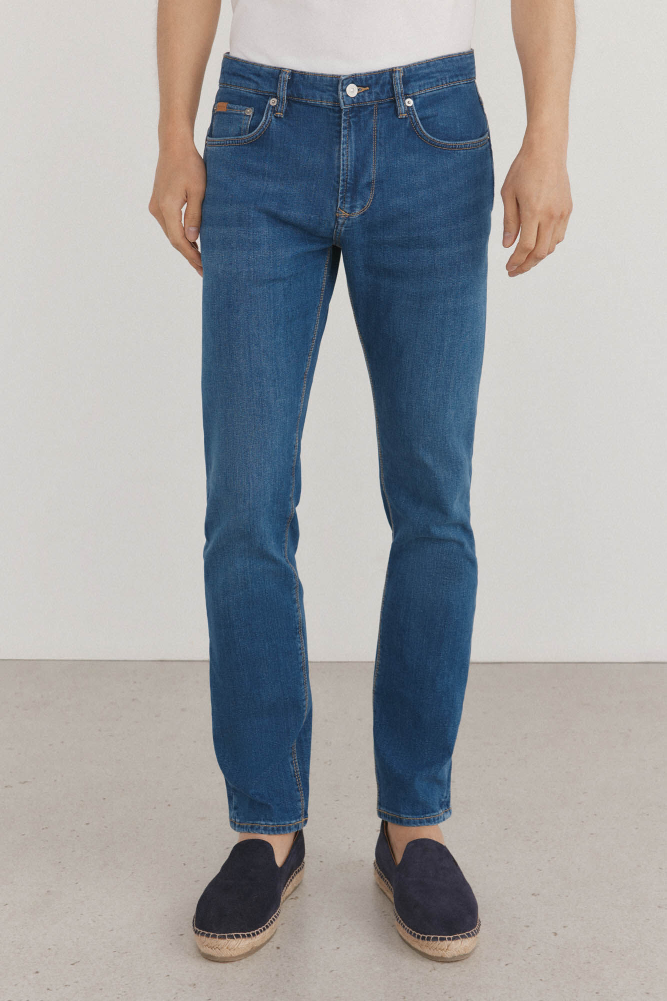Pedro del Hierro Slim fit Premium Flex jeans Blue