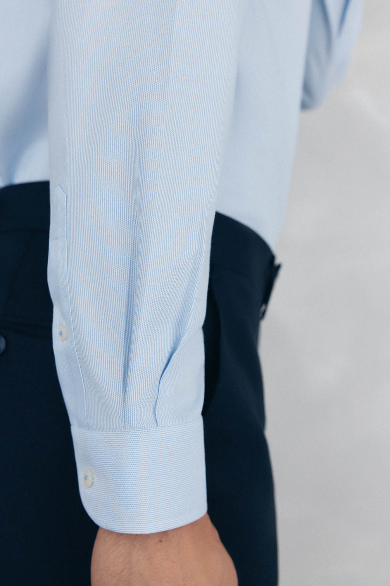 Pedro del Hierro Camisa non iron + antimanchas Branco