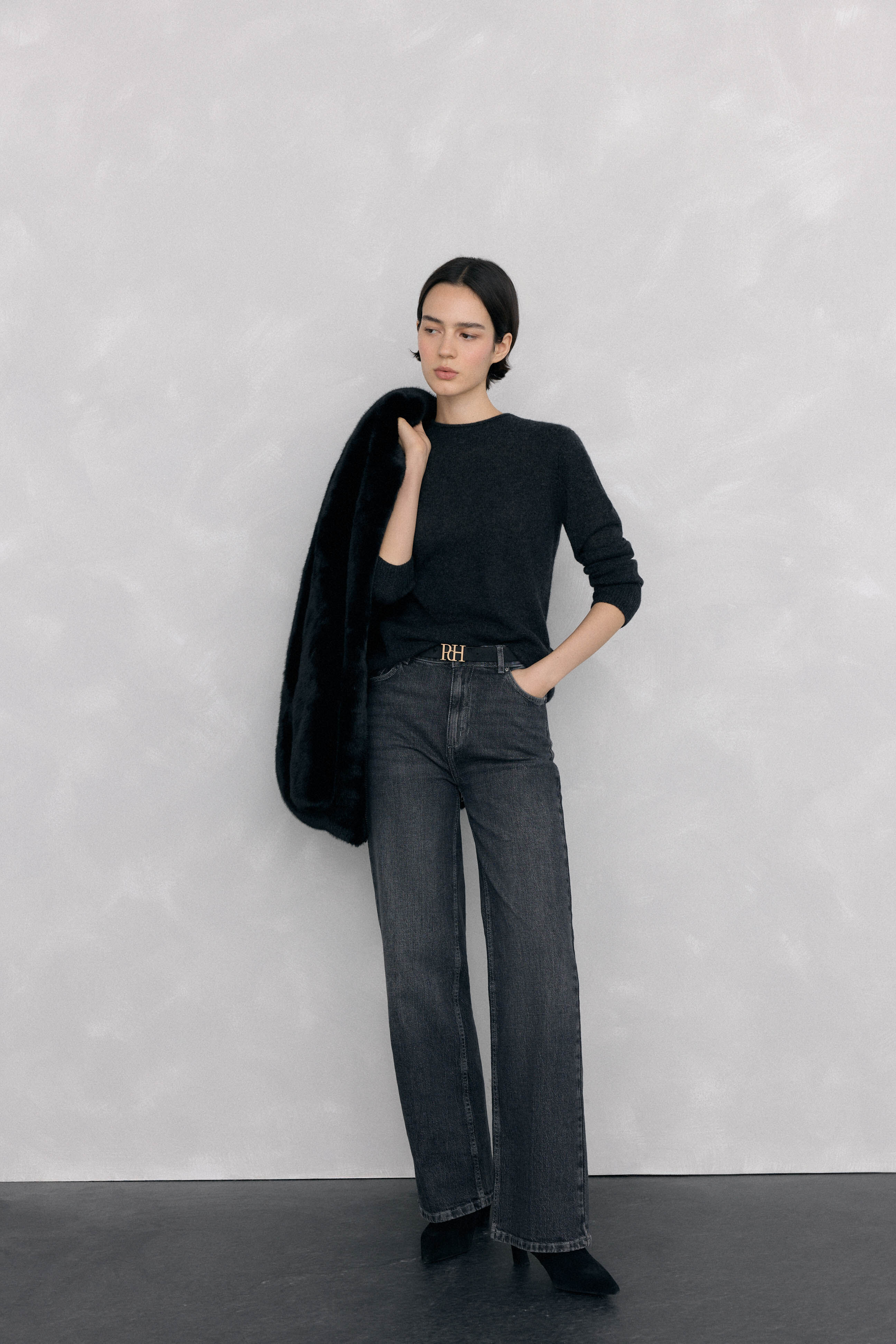 Pedro del Hierro Cashmere jumper Grey