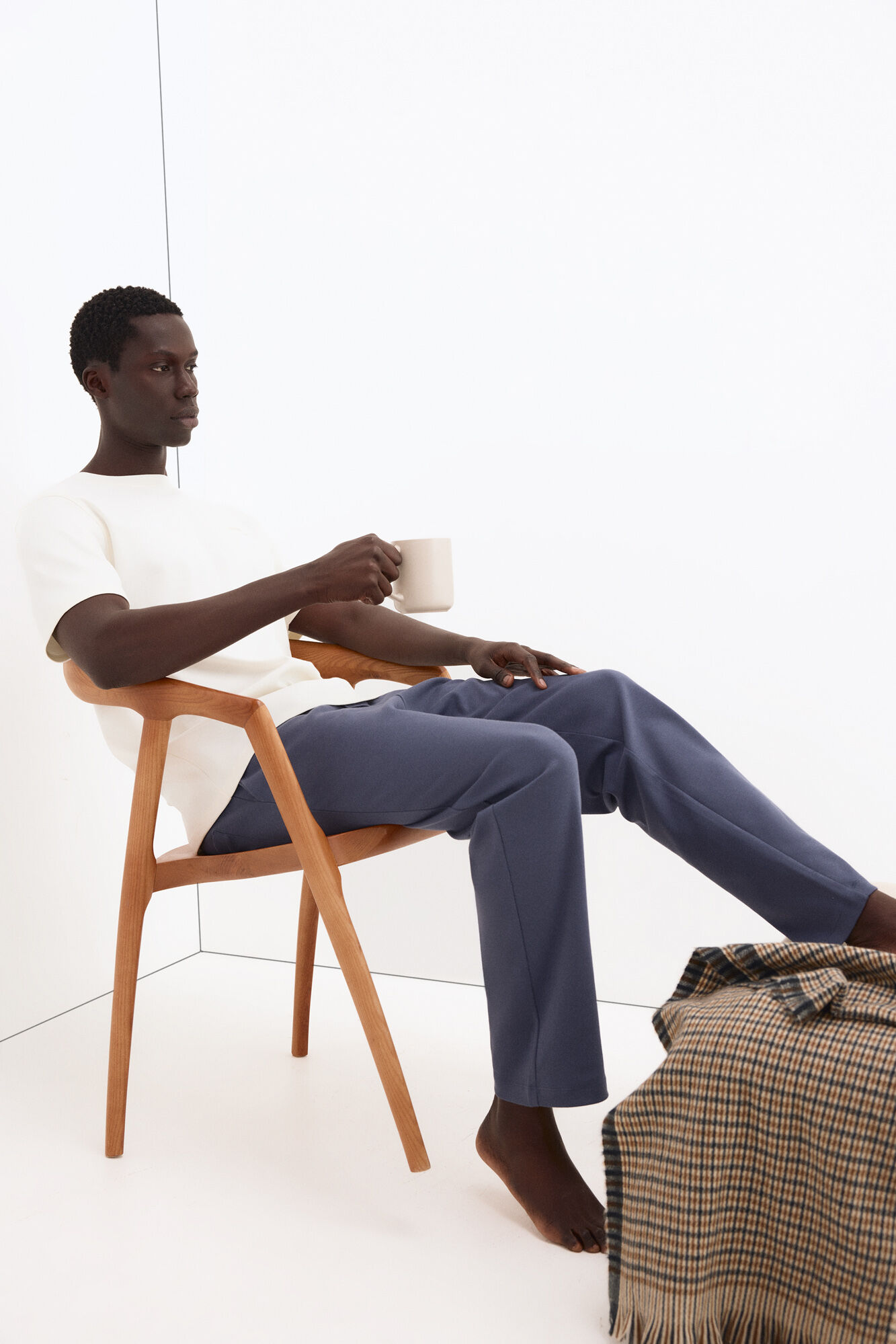 Pedro del Hierro T-shirt de manga curta em algod&atilde;o espanhol