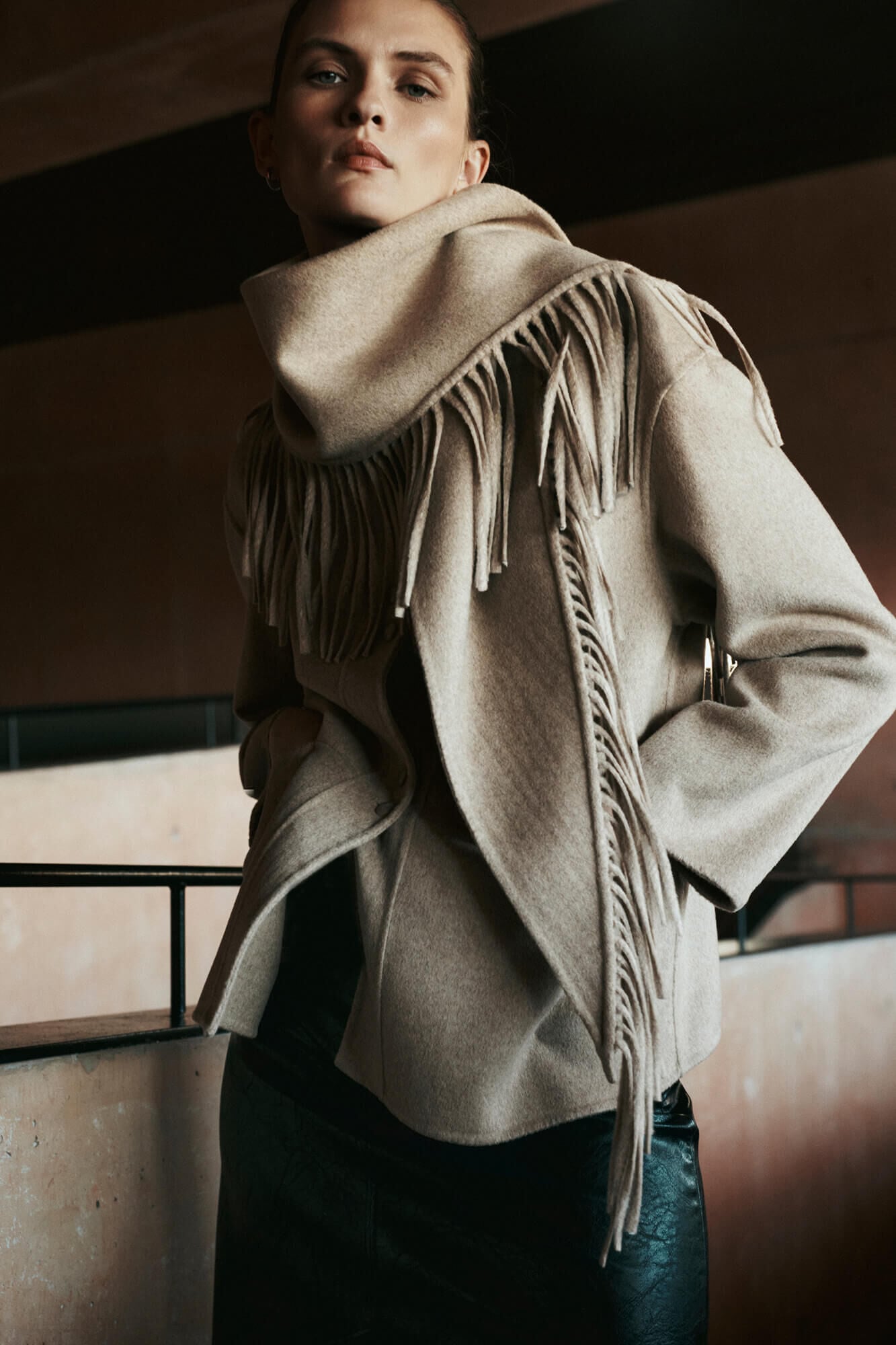 Pedro del Hierro Double-faced short coat