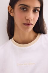 Pedro del Hierro Contrast T-shirt pedro del hierro White