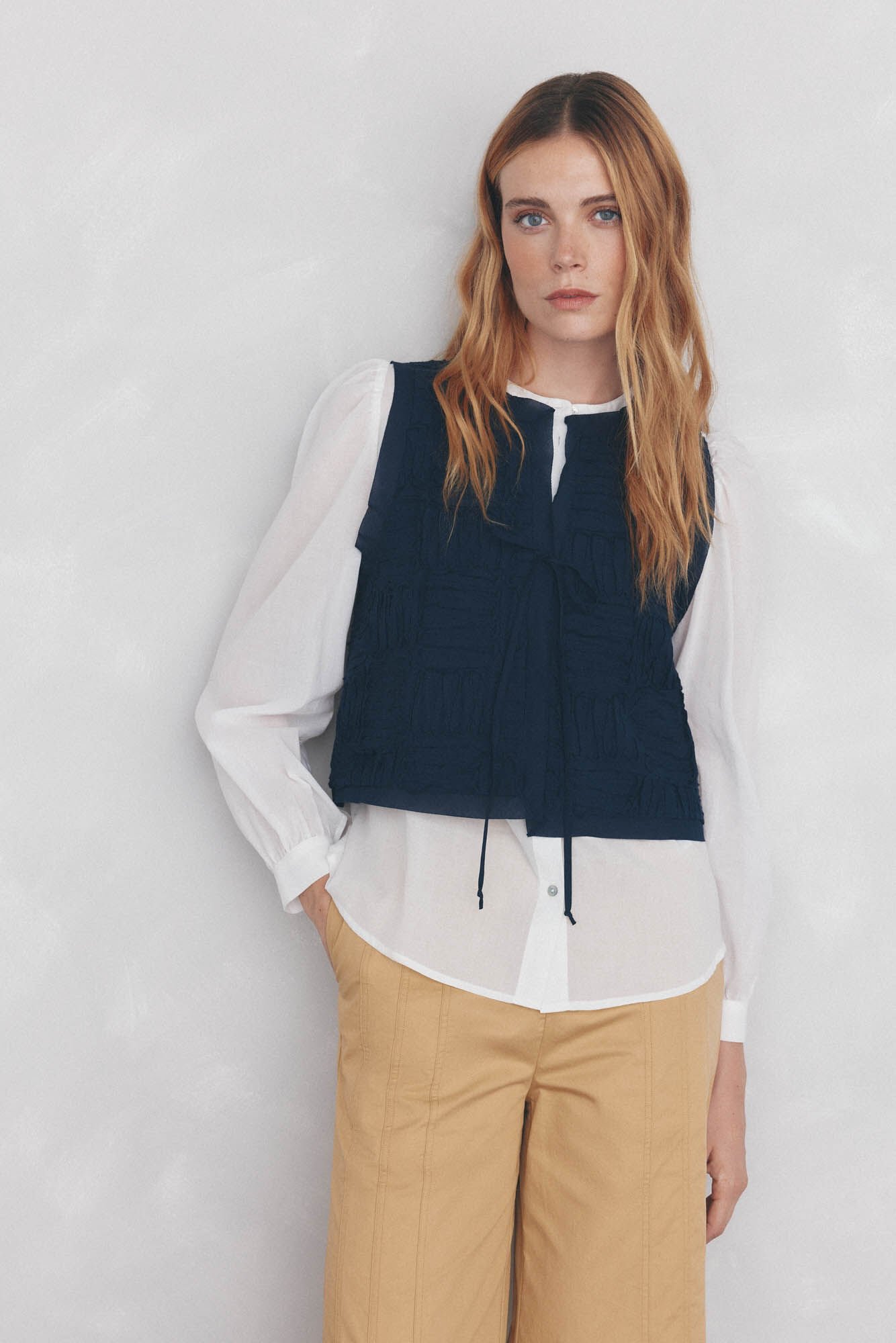 Pedro del Hierro Plain loose blouse White