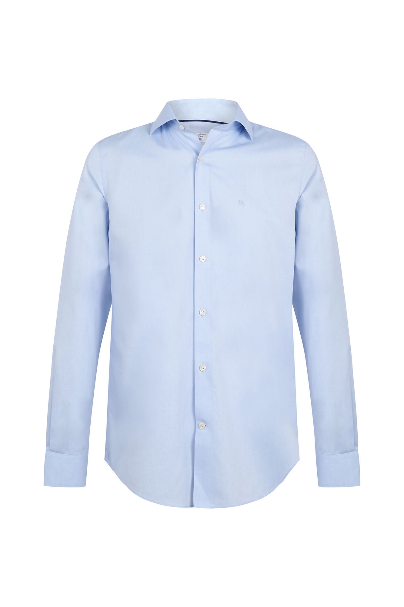 Pedro del Hierro Plain non-iron + anti-stain dress shirt Blue