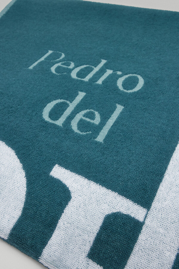 Pedro del Hierro toalha praia logos Verde
