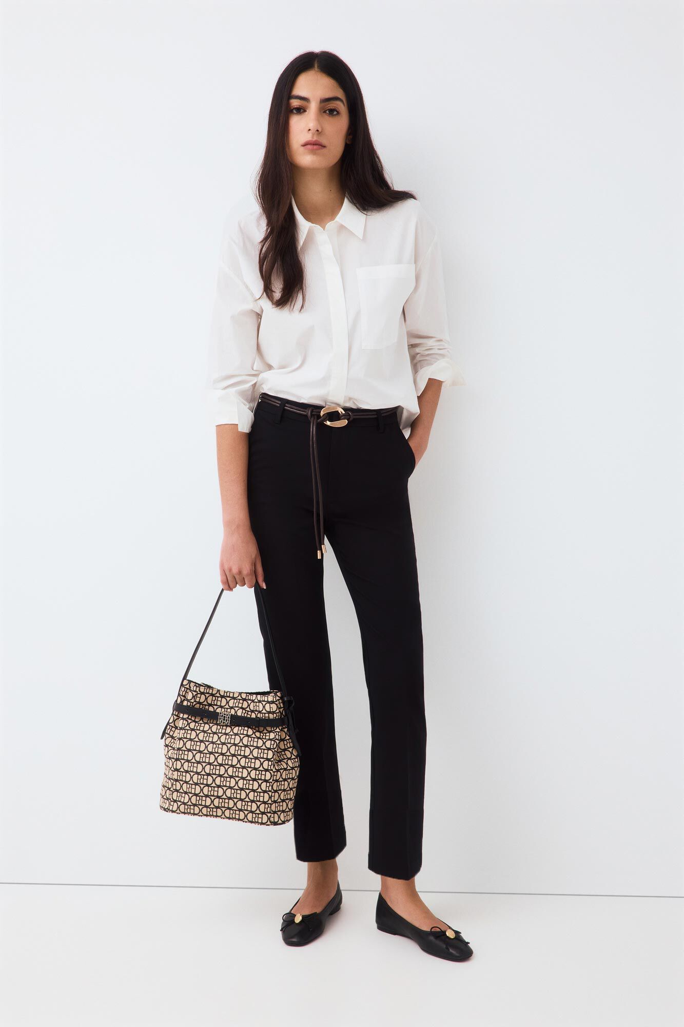 Pedro del Hierro Classic straight trousers