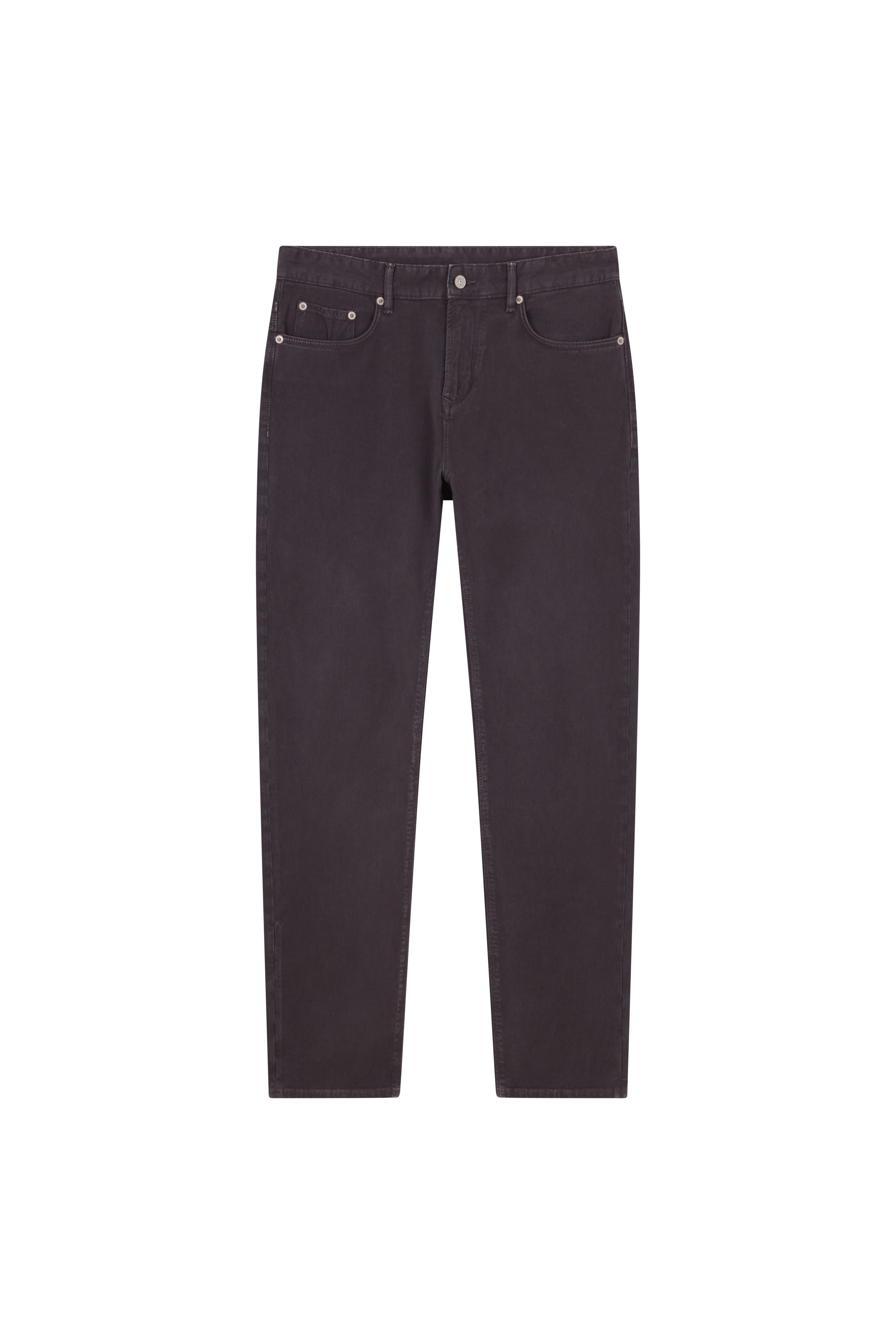 Pedro del Hierro Coloured slim fit 5-pocket trousers. Grey