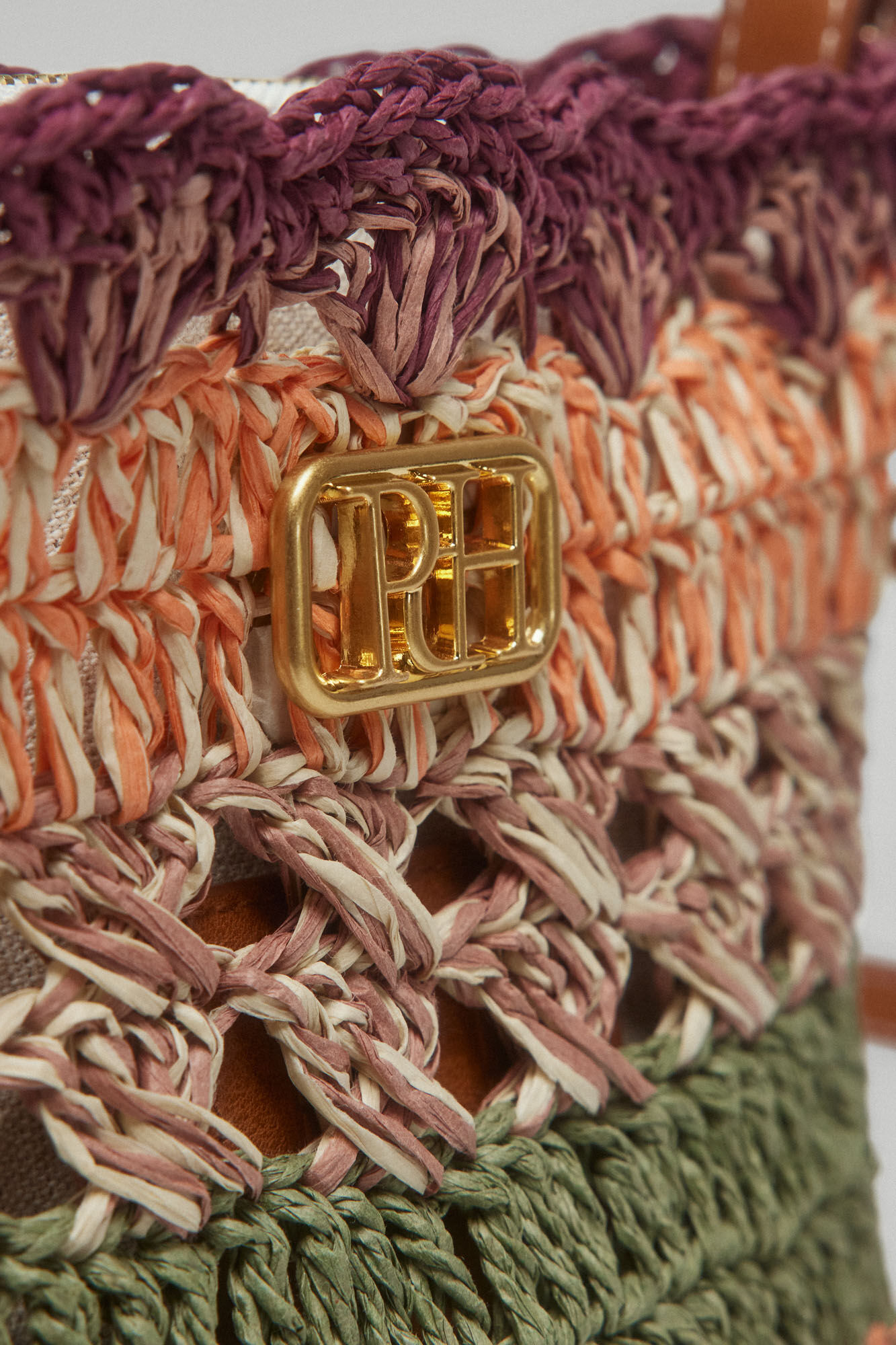 Pedro del Hierro Bolso bucket rafia Varios