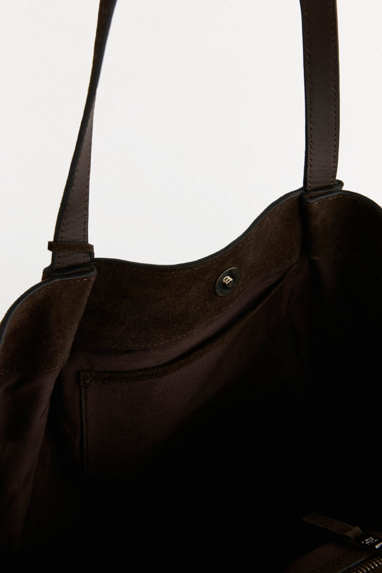 Pedro del Hierro Bolsa de compras de croute Marrom