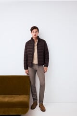 Pedro del Hierro Oversized slim chinos Brown