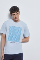 Pedro del Hierro T-shirt estampada Azul