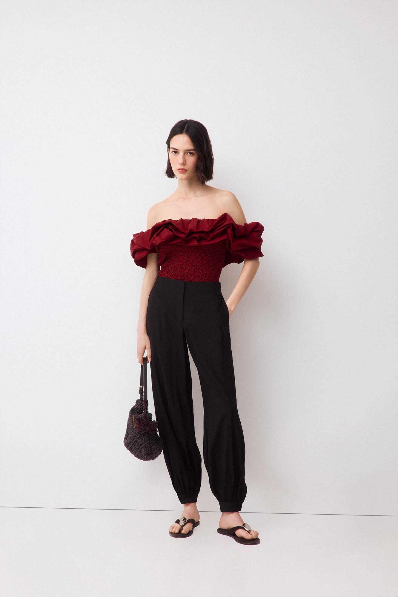 Pedro del Hierro Harem trousers Black