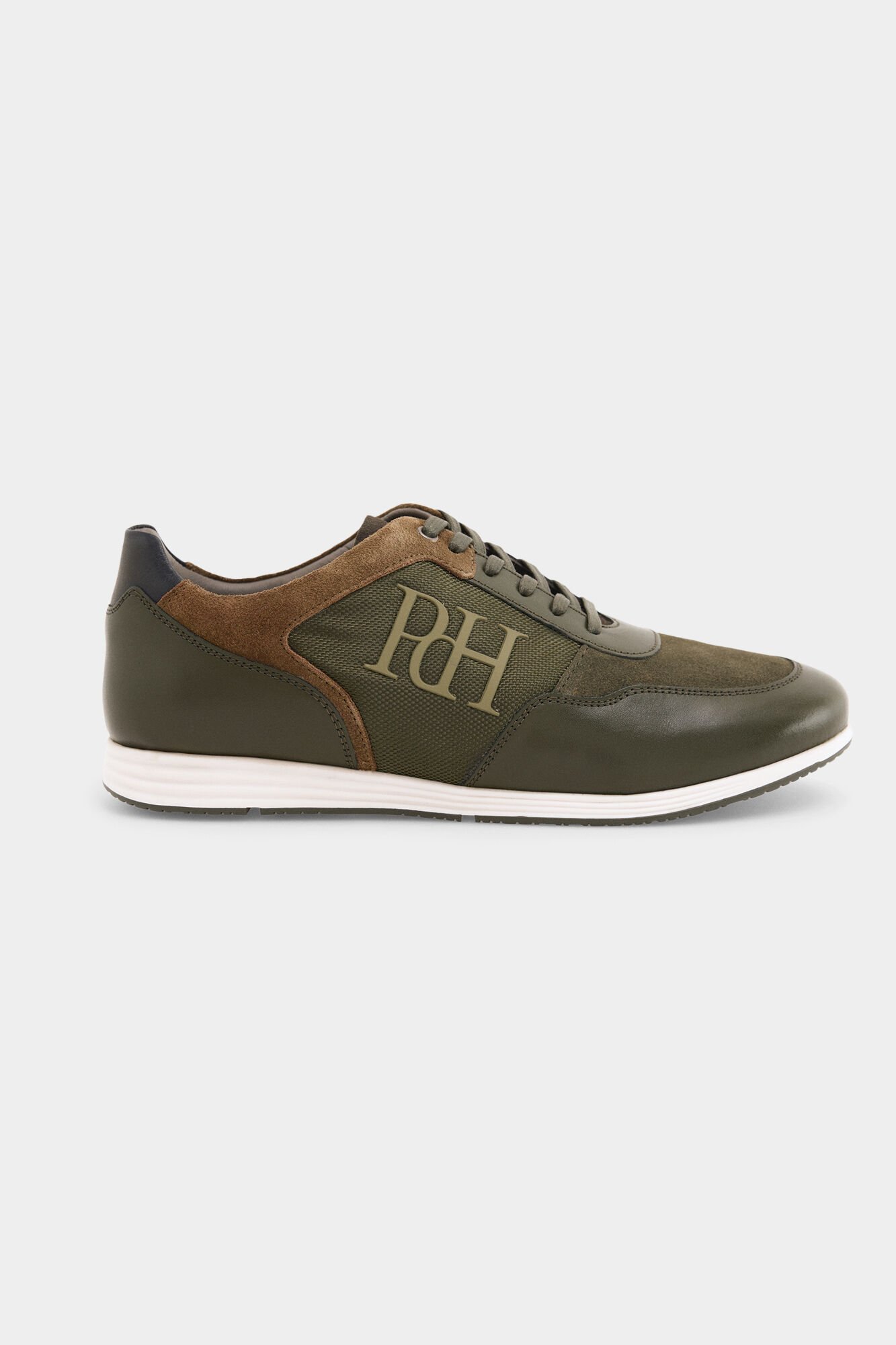 Pedro del Hierro Iconic rubber-soled sneaker Green
