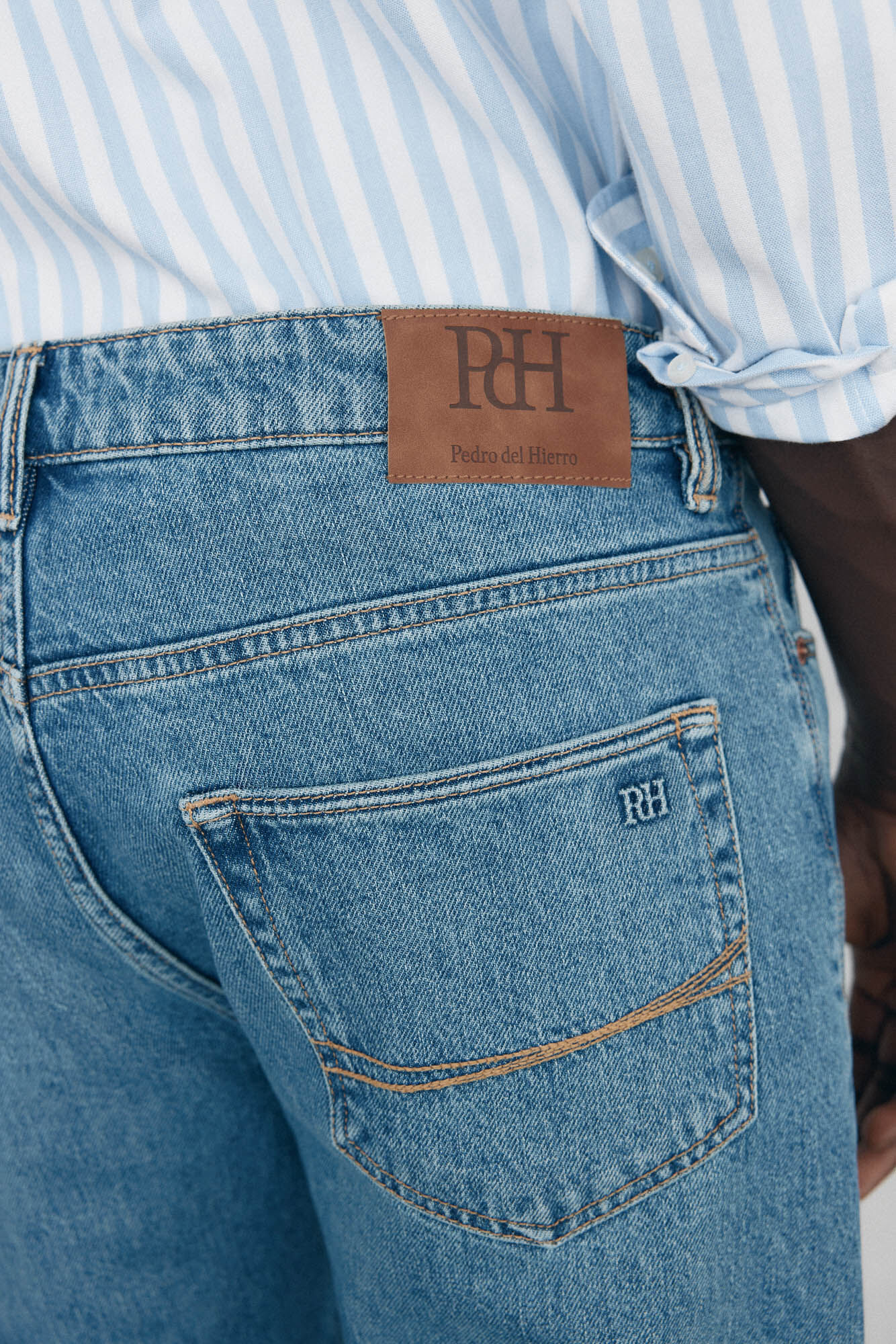 Pedro del Hierro Pantal&oacute;n vaquero regular fit Azul