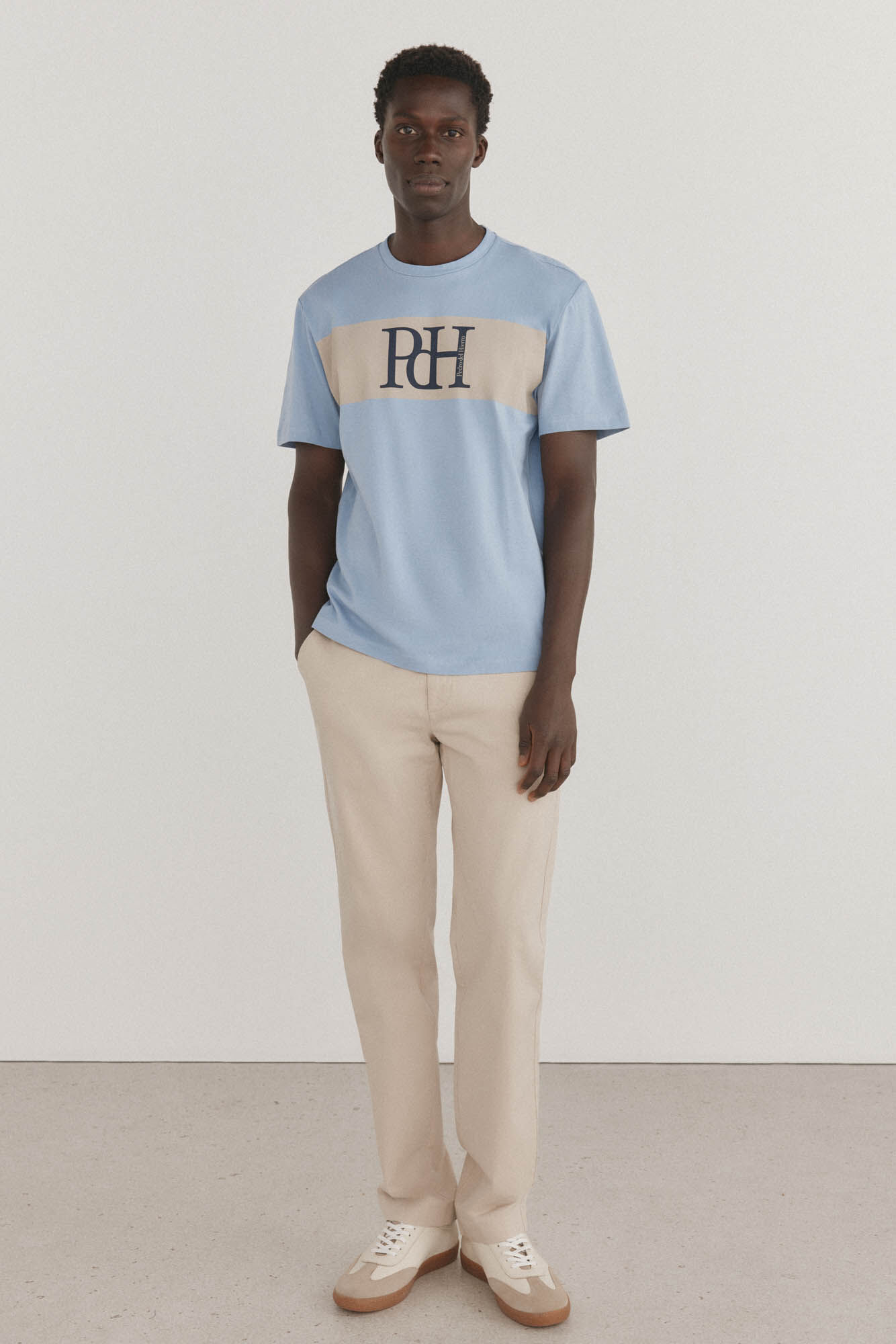 Pedro del Hierro Camiseta logo Azul