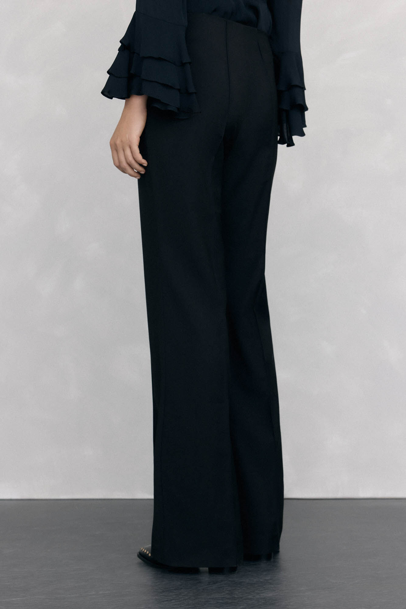 Pedro del Hierro Pantal&oacute;n flare Negro