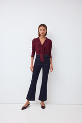 Pedro del Hierro Capri push up flare jeans Blue