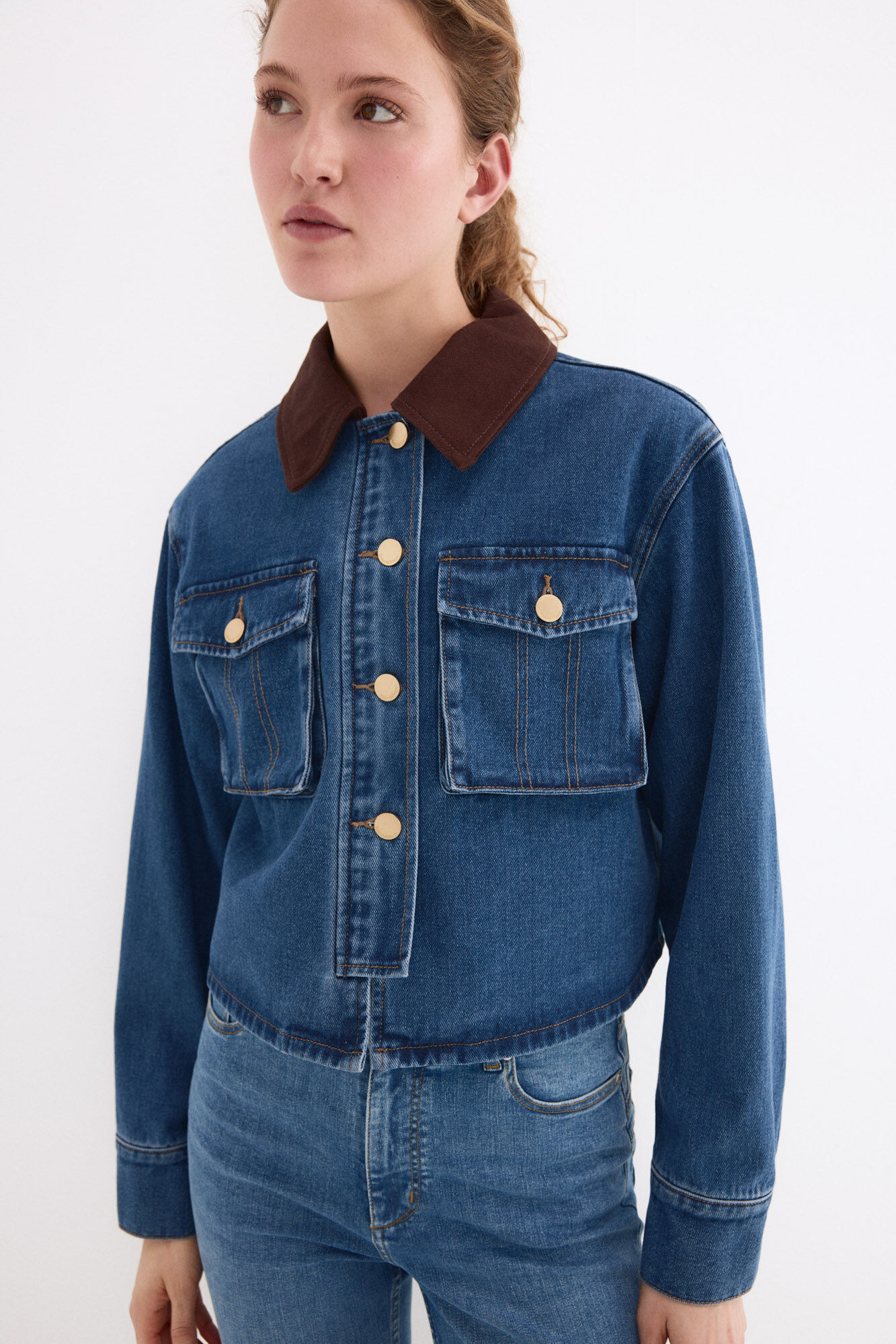 Pedro del Hierro Chaqueta denim Azul