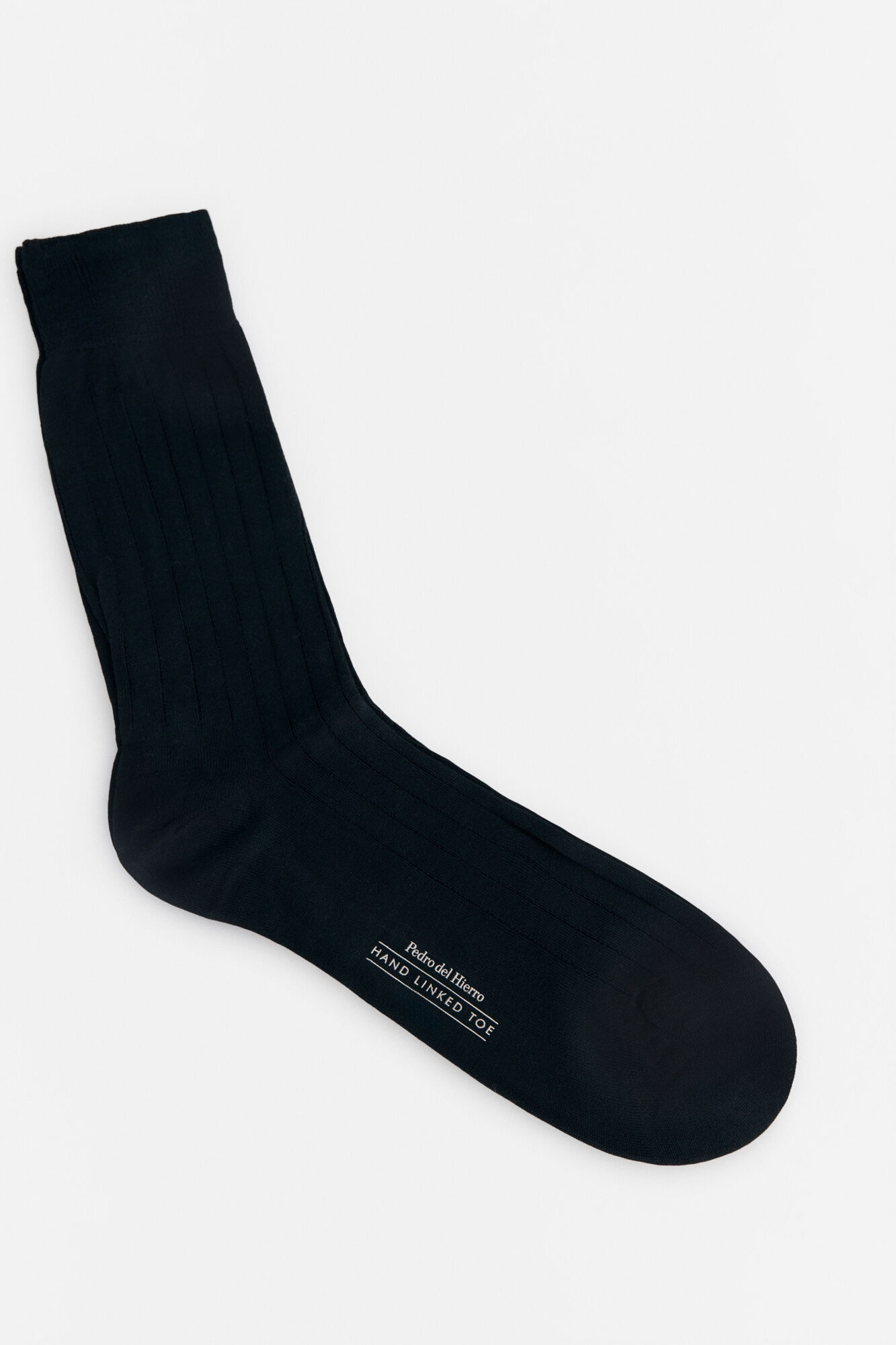 Pedro del Hierro Plain dress socks Black