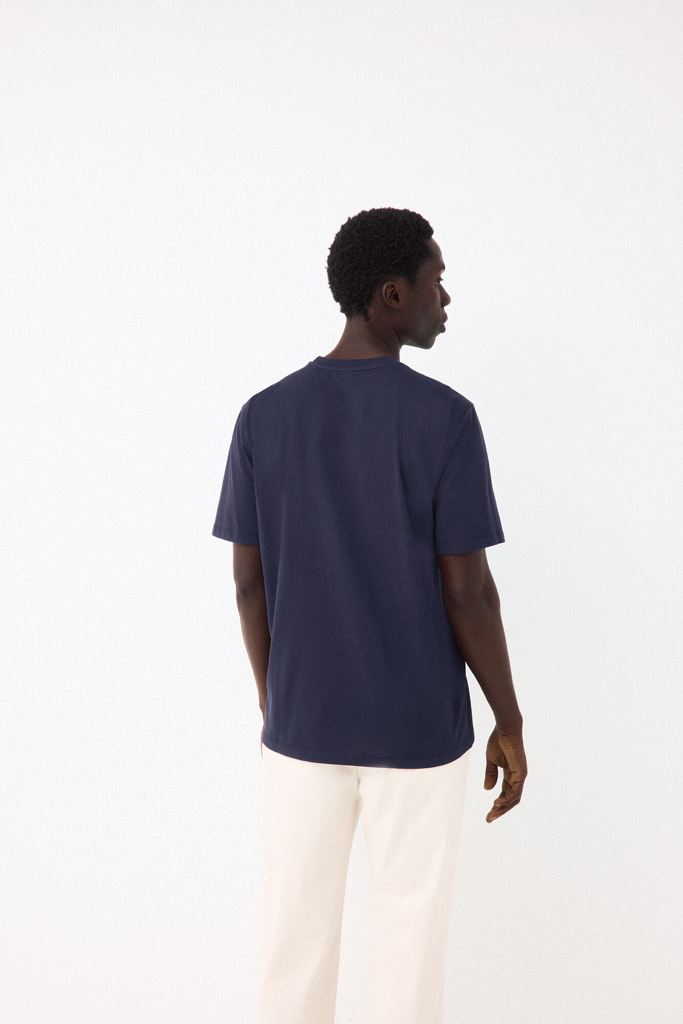 Pedro del Hierro T-shirt with logo and text Azul