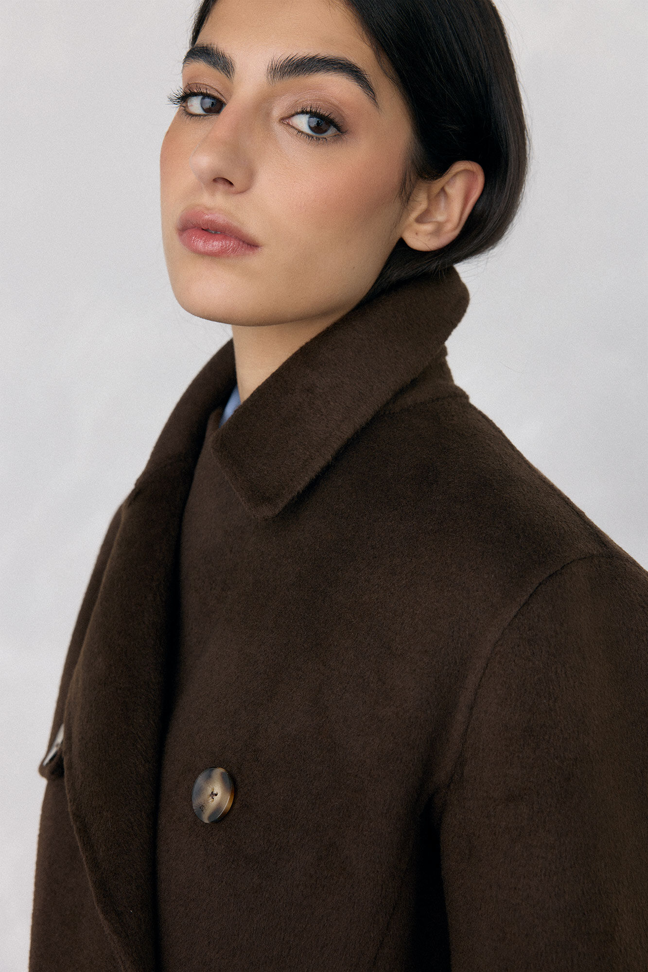 Pedro del Hierro Long double-sided trench coat