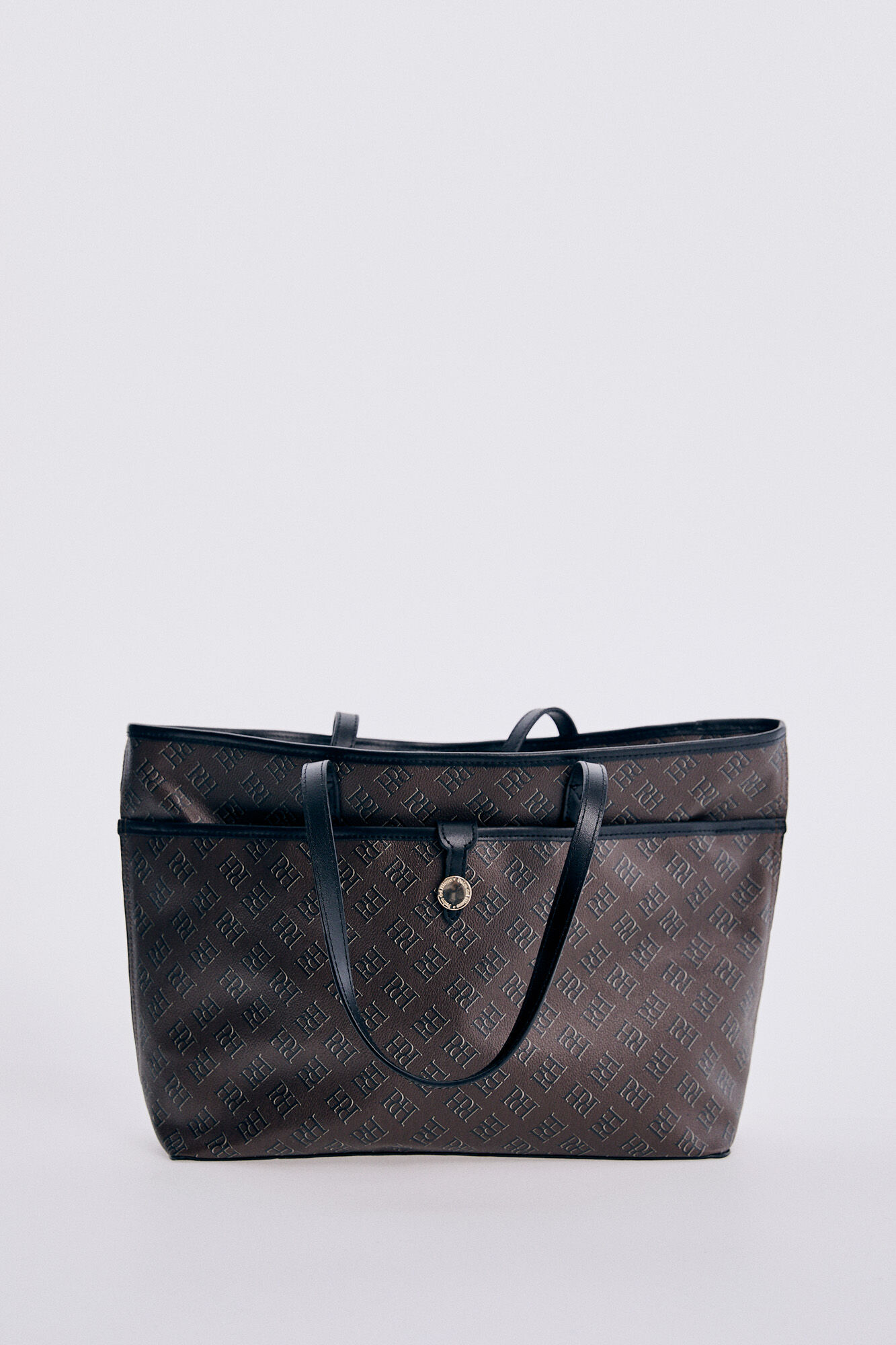 Pedro del Hierro Canvas logo shopper bag Black