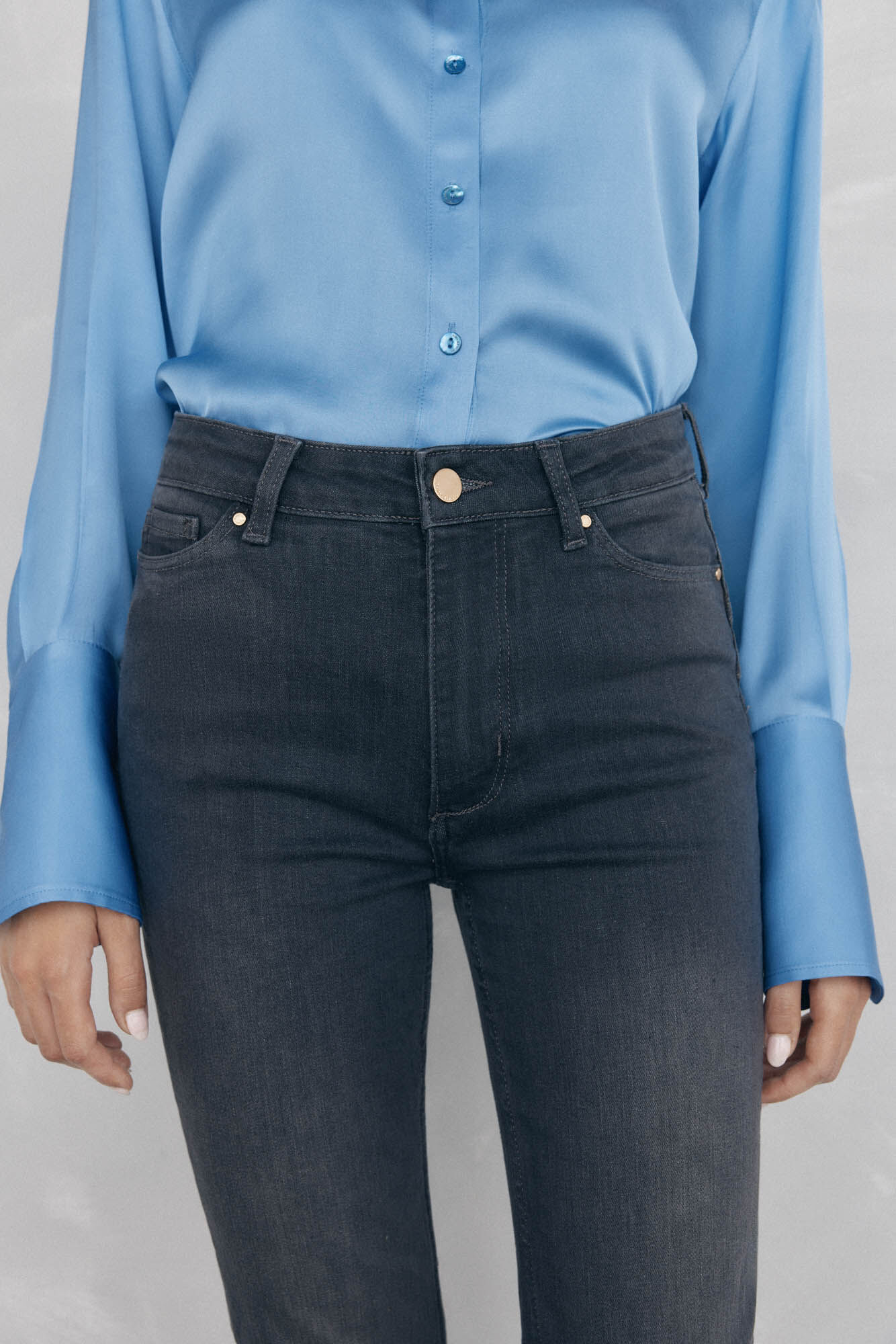 Pedro del Hierro Push up flare jeans Grey