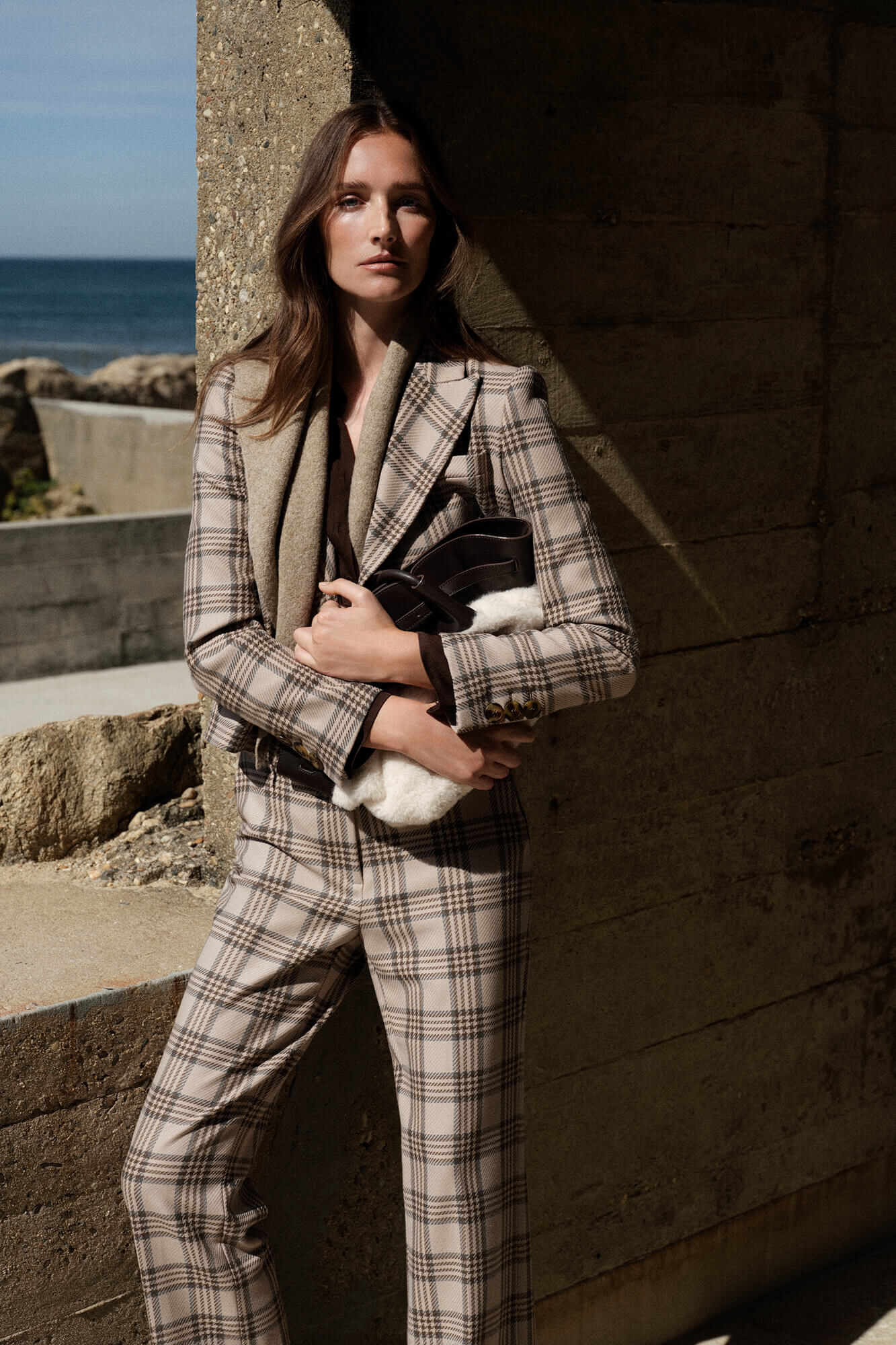 Pedro del Hierro Cropped double-breasted blazer