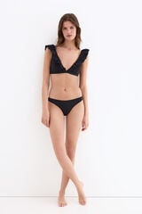 Pedro del Hierro Biqu&iacute;ni com folhos Preto