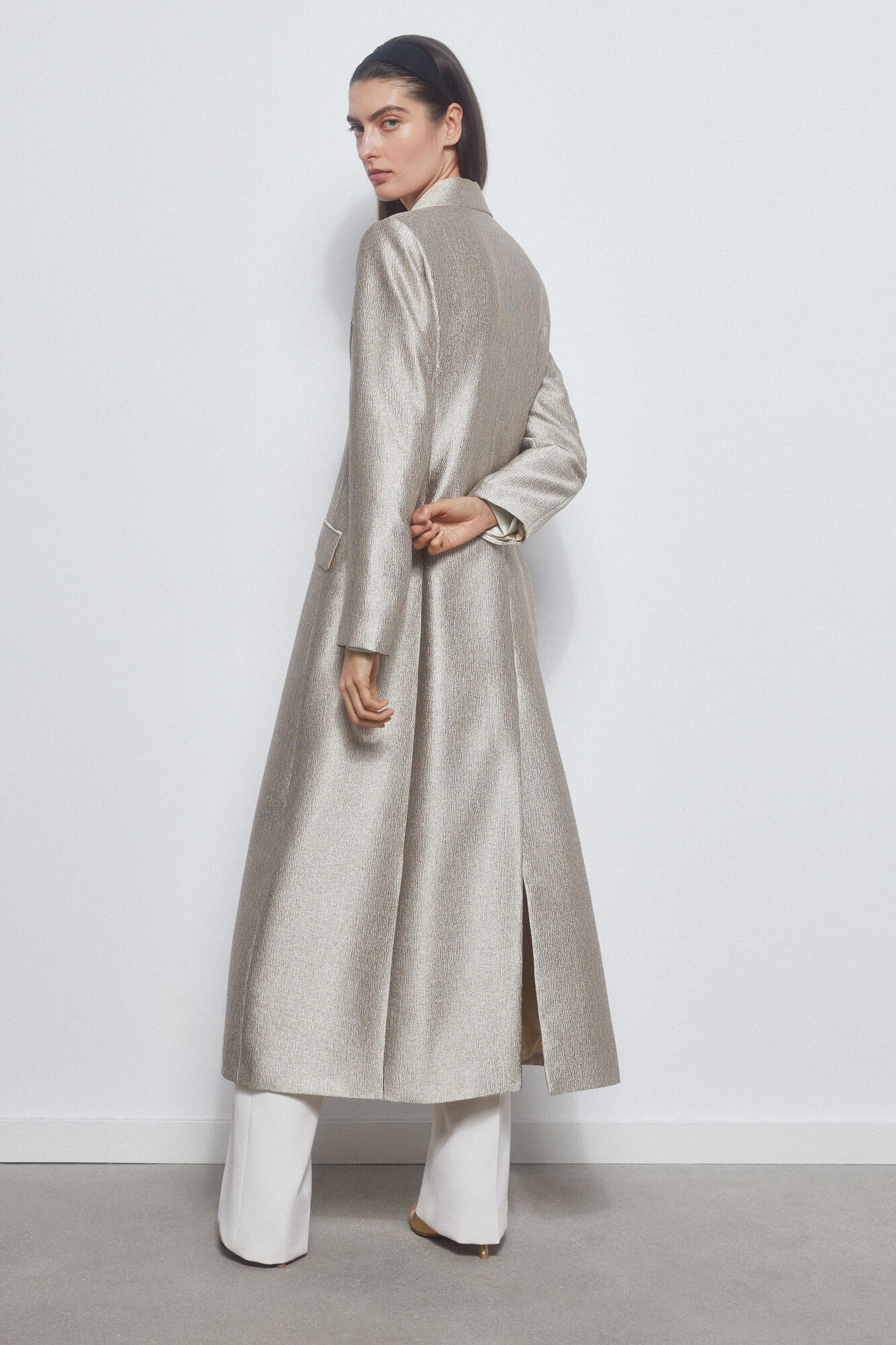 Pedro del Hierro Abrigo sastre dorado Amarillo