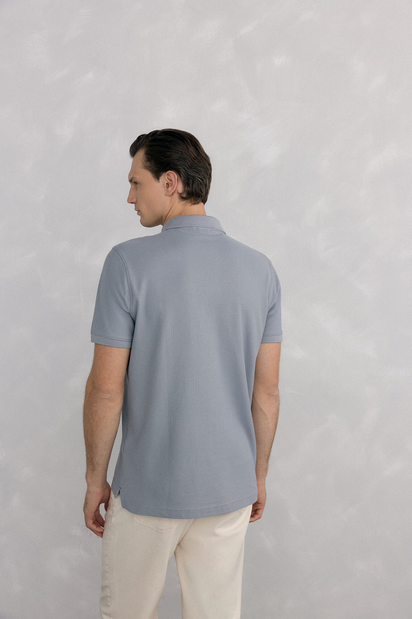 Pedro del Hierro Polo b&aacute;sico piqu&eacute; Gris