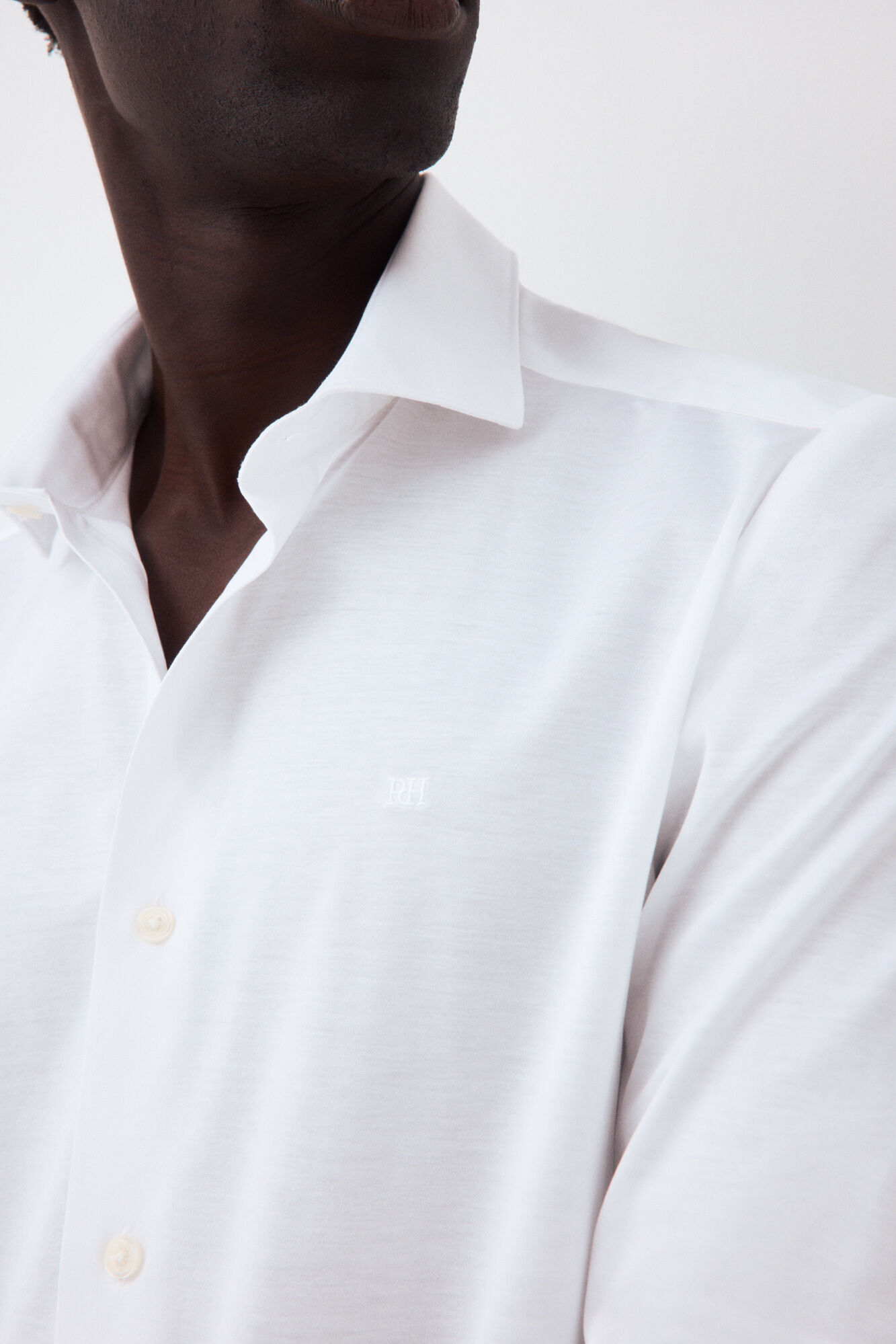Pedro del Hierro Plain jersey-knit shirt