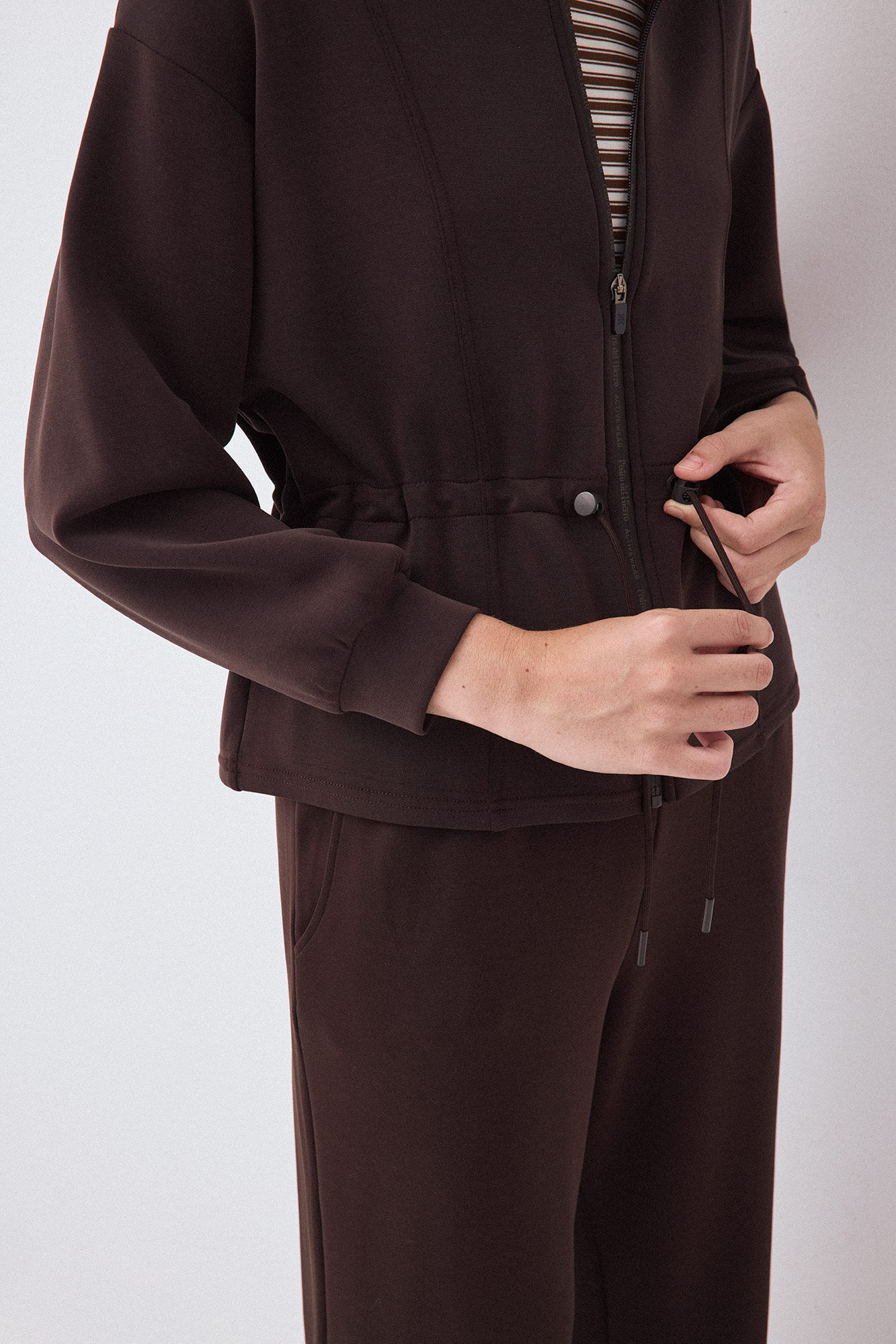 Pedro del Hierro Soft touch peplum sweatshirt