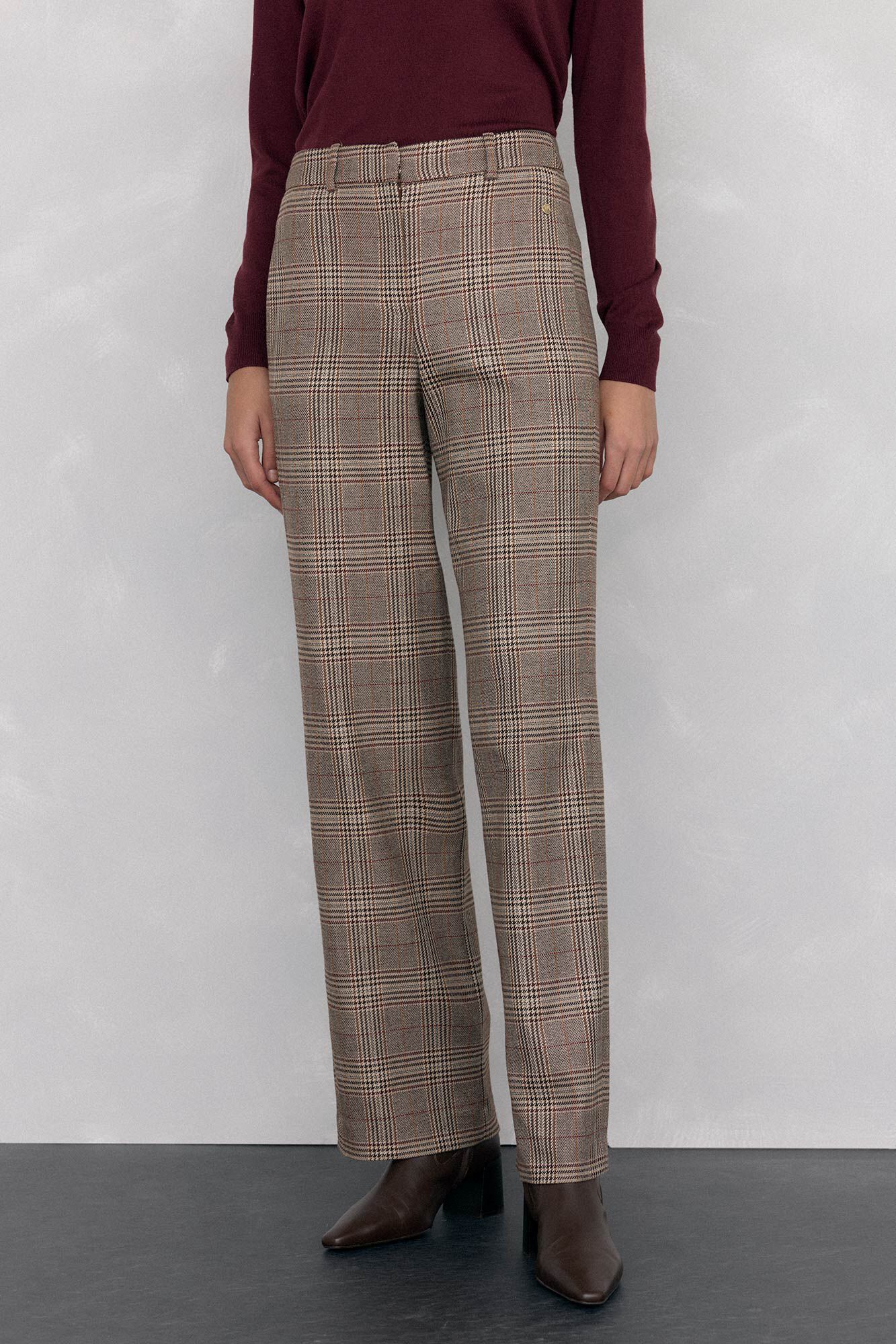Pedro del Hierro Harrys checked pants