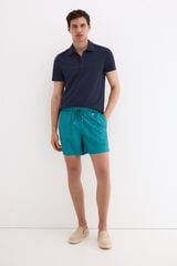 Pedro del Hierro Printed medium logo swimwear Green