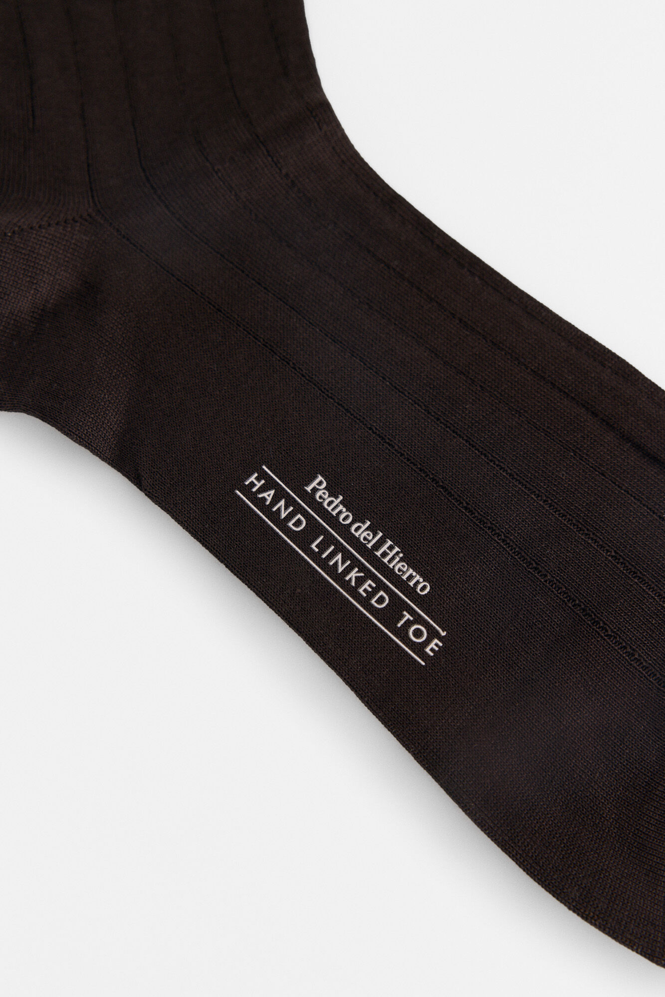 Pedro del Hierro Plain dress socks Brown
