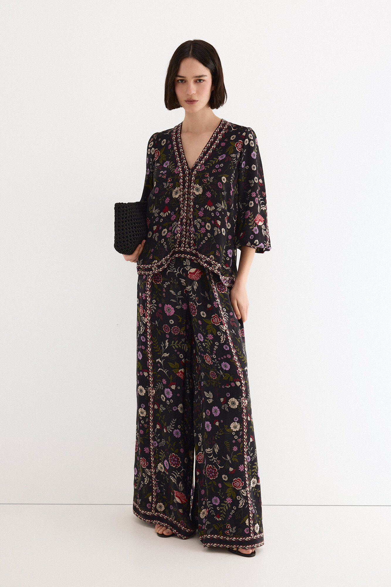 TFP by Tamara Falc&oacute; Printed fluid trousers