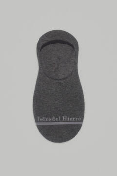 Pedro del Hierro Plain no-show socks Grey