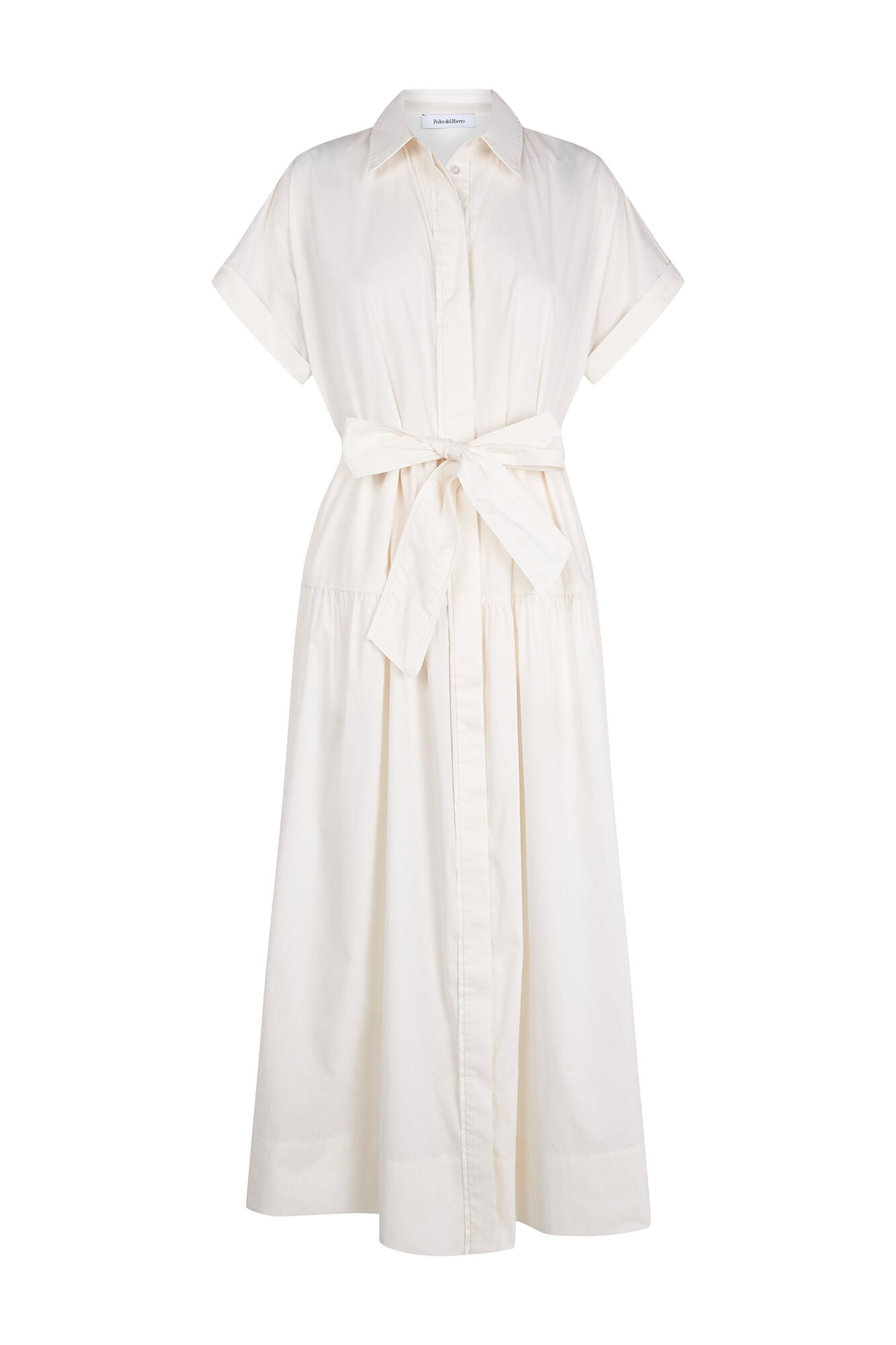 Pedro del Hierro Poplin shirt dress Ecru