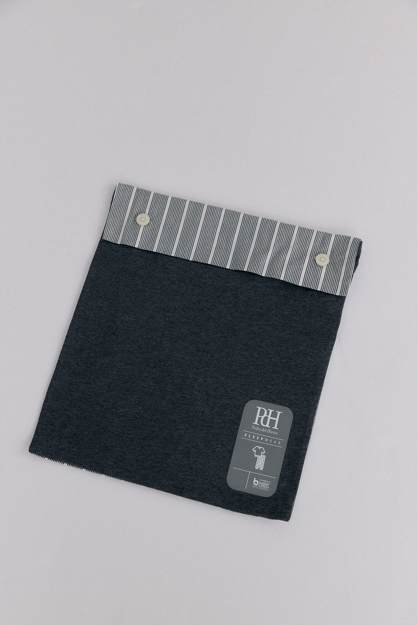 Pedro del Hierro Jersey-knit and cloth pyjama set Grey