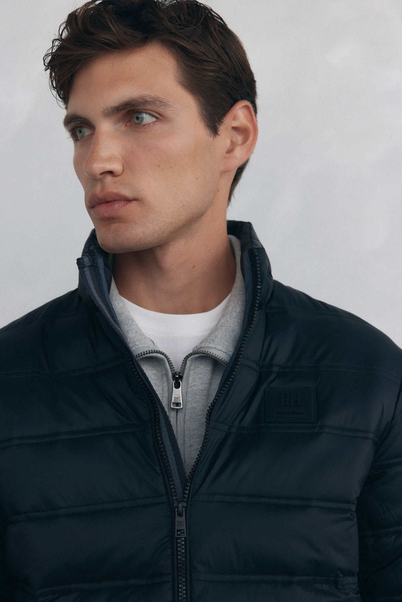 Pedro del Hierro Blus&atilde;o acolchoado ultralight Preto