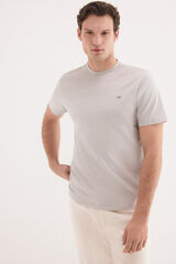 Pedro del Hierro Basic logo T-shirt Grey