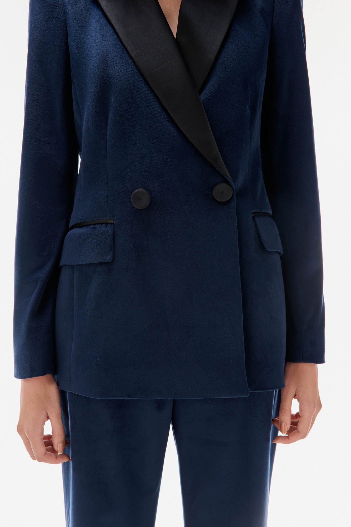 TFP by Tamara Falc&oacute; Combined blazer Blue