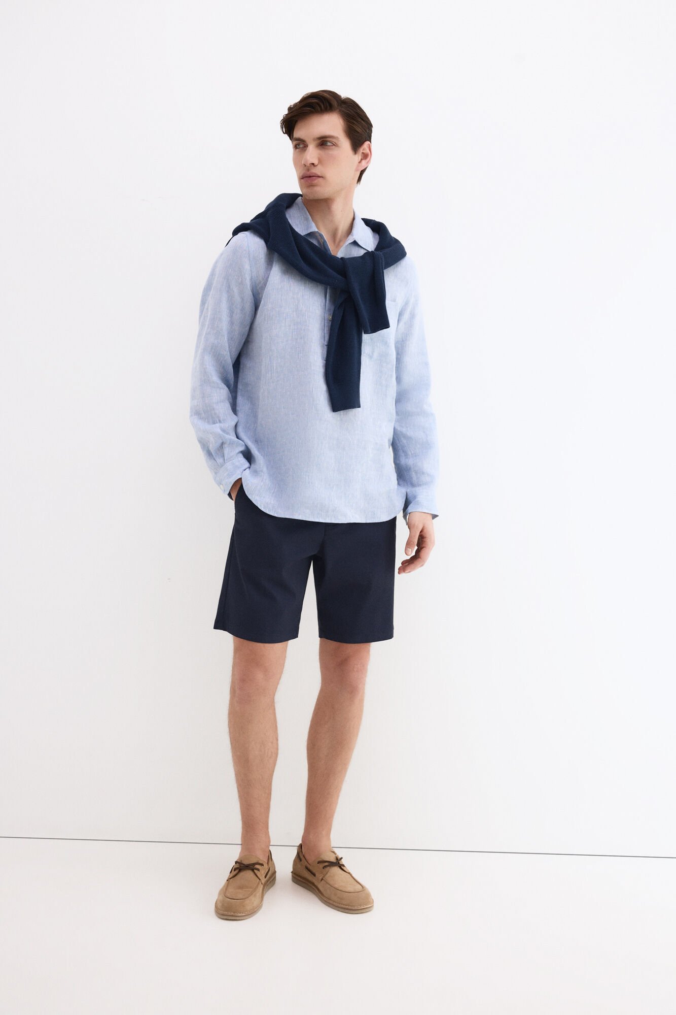 Pedro del Hierro Structured Bermuda shorts Blue