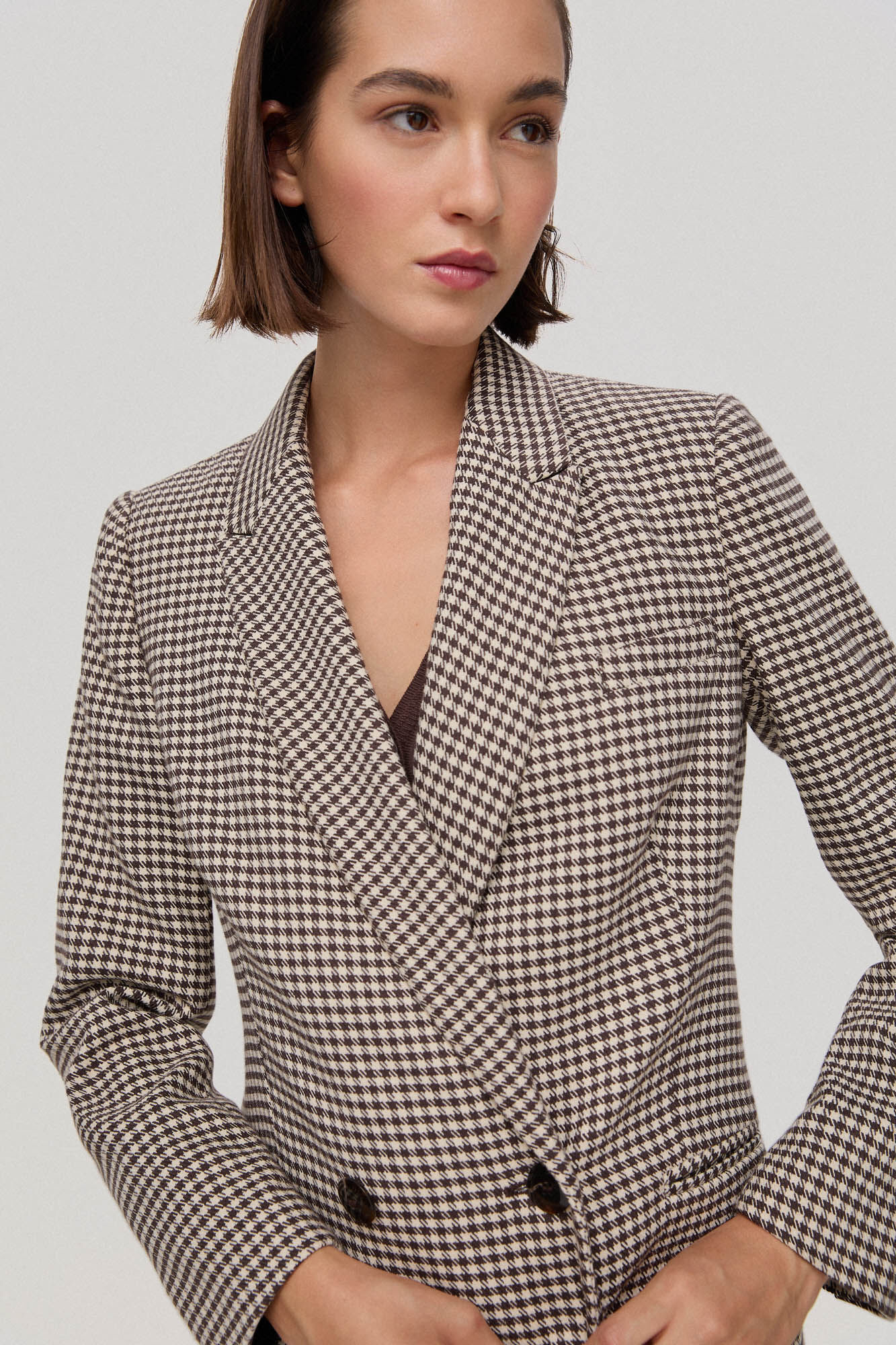 Pedro del Hierro Long coat Brown L WOMEN FASHION Coats NO STYLE discount 85% 