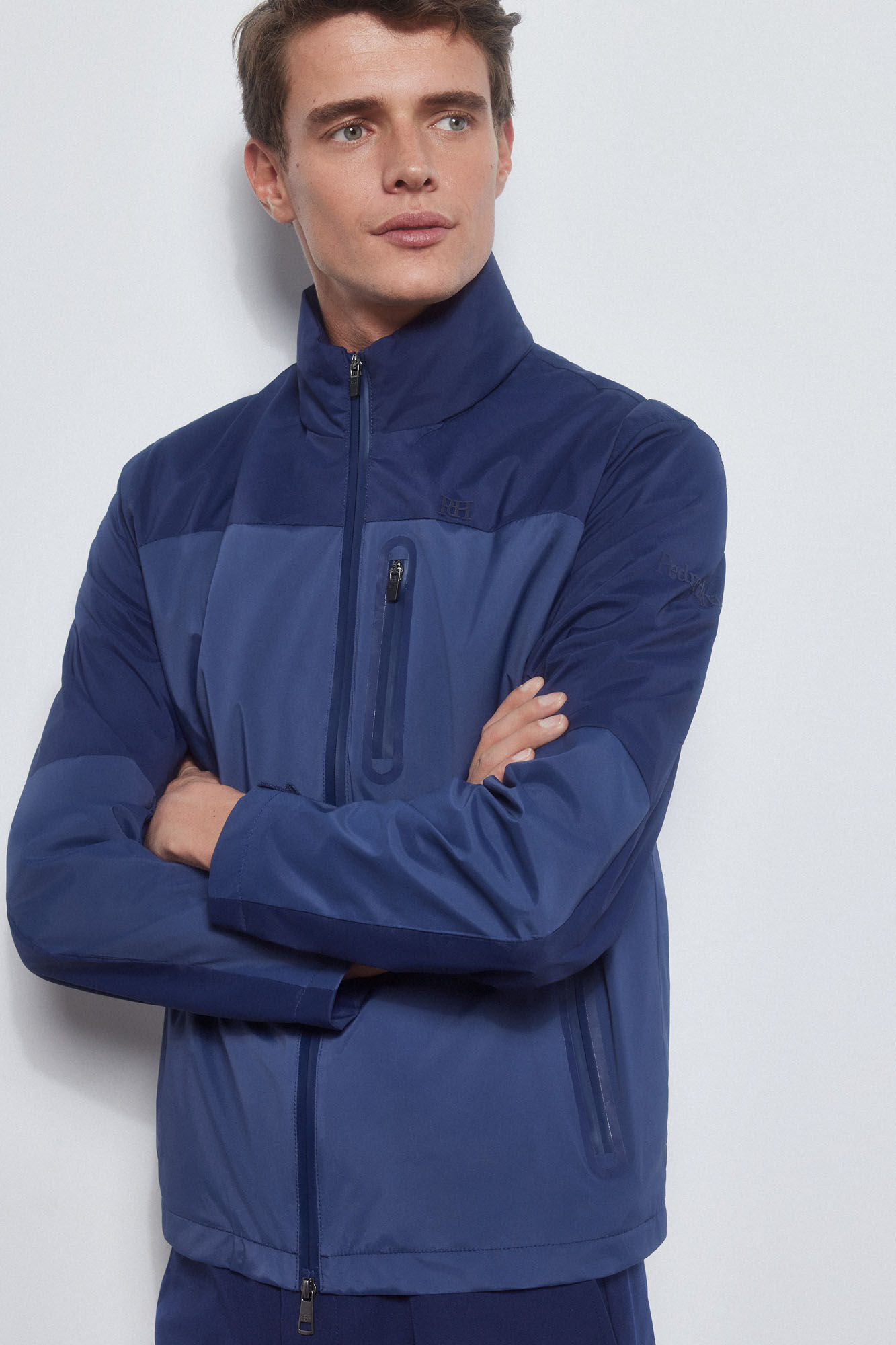 Pedro del Hierro GOLF two-tone windbreaker Blue