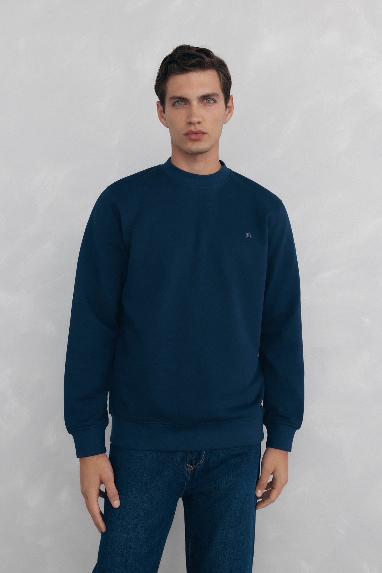 Pedro del Hierro Crew-neck sweatshirt Blue