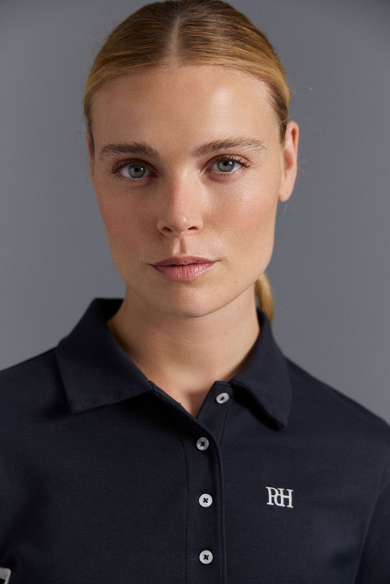 Pedro del Hierro Technical contrasts golf polo Blue